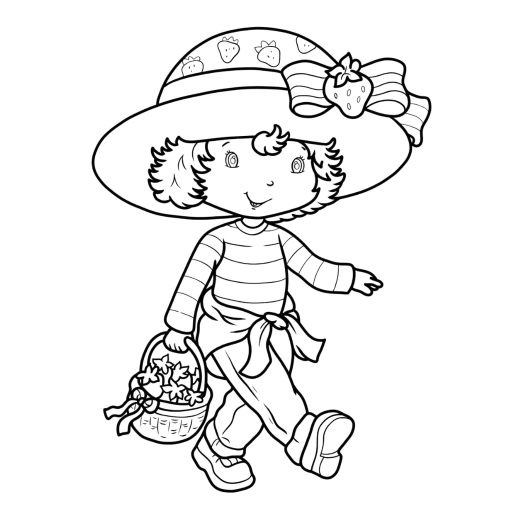 Strawberry Shortcake Coloring Page