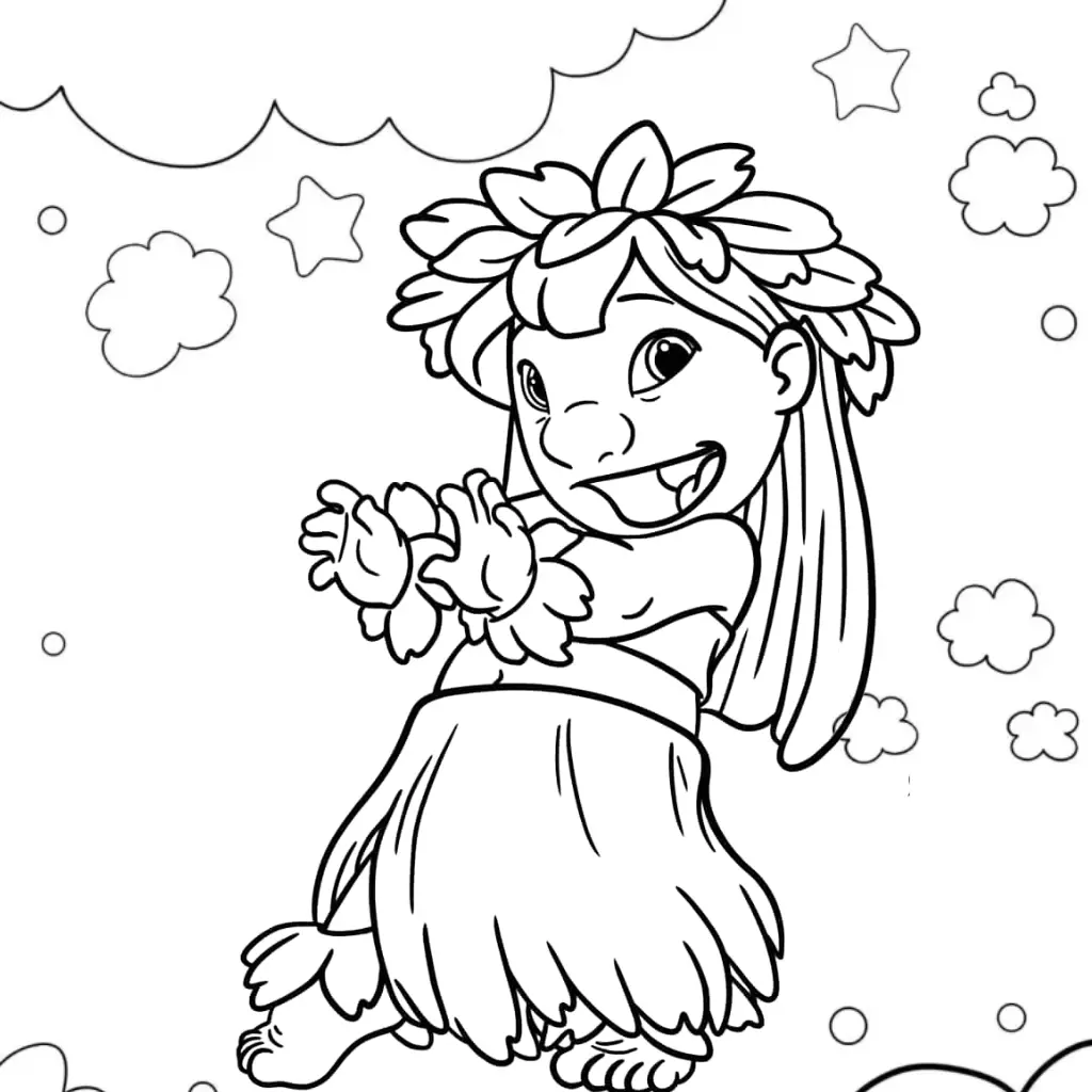 Lilo & Stitch Coloring Pages