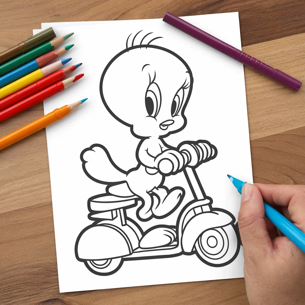 Tweety coloring pages