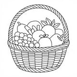 Fruit Basket with Mixed Fruits