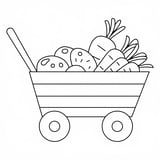 Vegetables Coloring Page