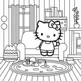 Hello Kitty Coloring Page