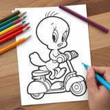 Tweety coloring pages